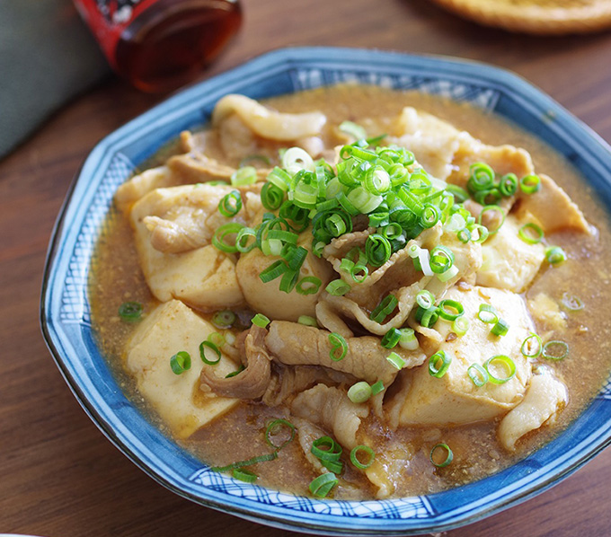 甘辛肉豆腐