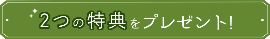 2つの特典をプレゼント